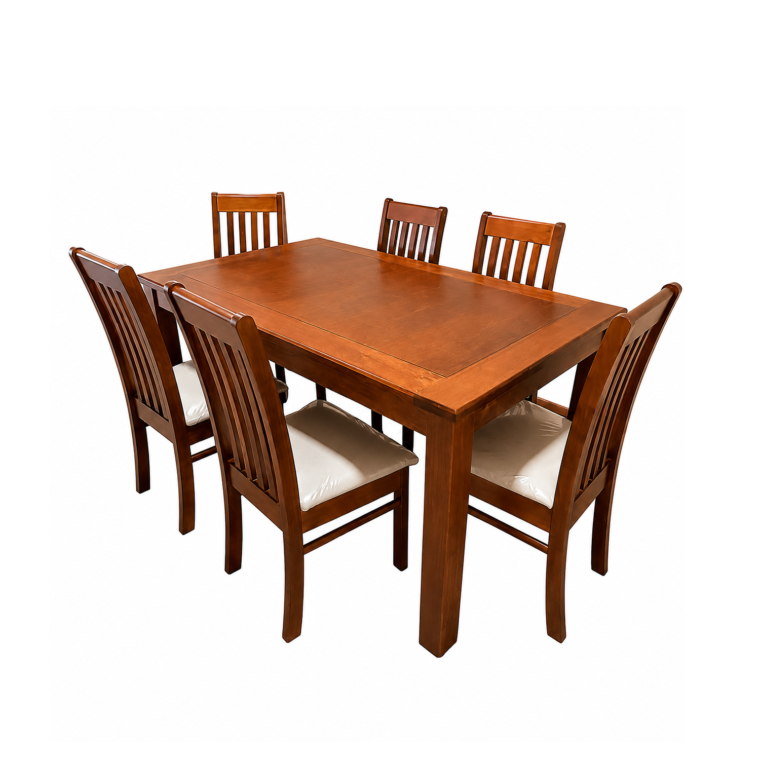 Juego de comedor nogal new milan 6 personas 2