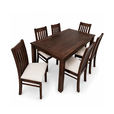 Juego de comedor chocolate new milan 6 personas