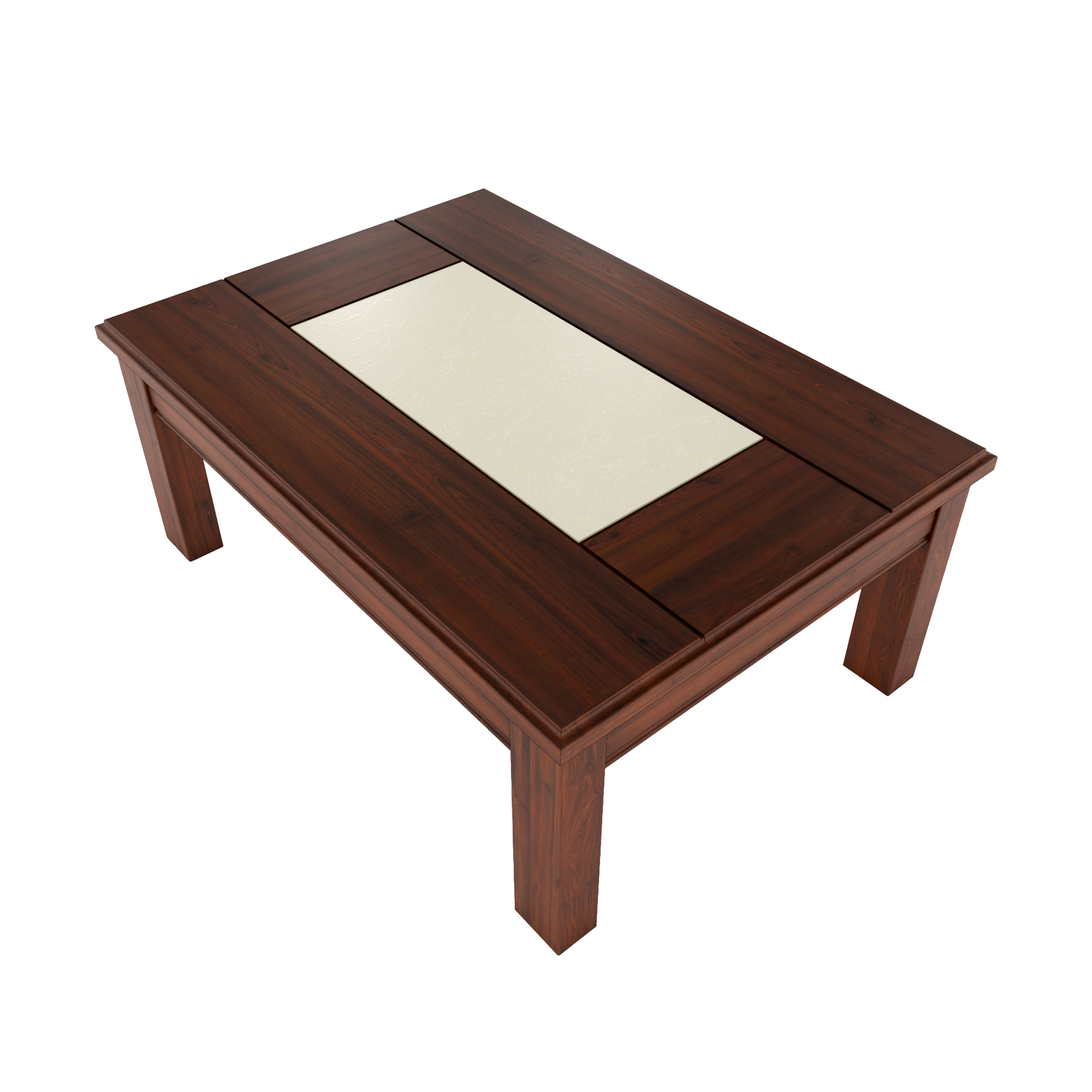Mesa de centro porcelanato nogal 3