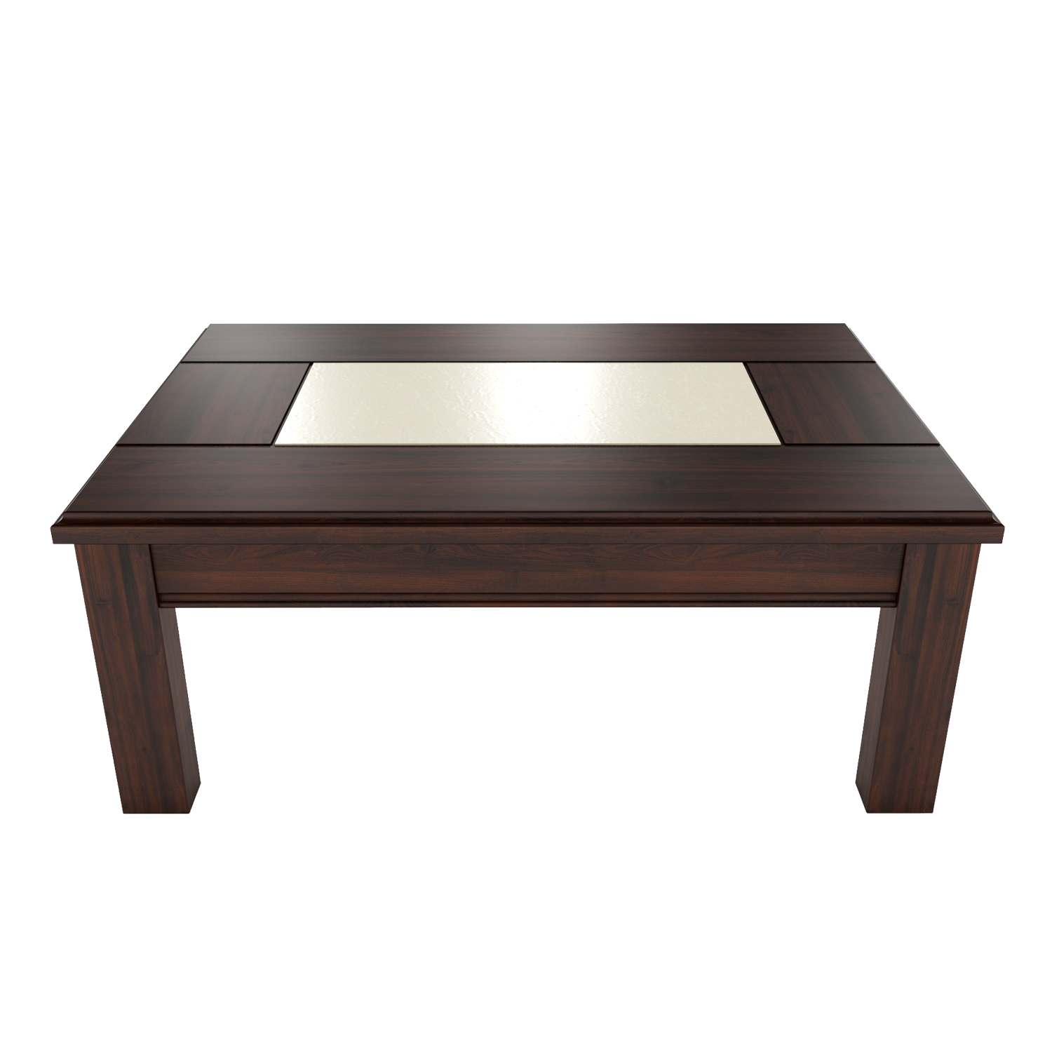 Mesa de centro porcelanato chocolate 1