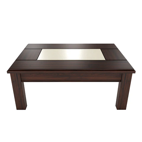 Mesa de centro porcelanato chocolate