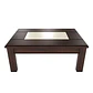 Mesa de centro porcelanato chocolate - Miniatura 1
