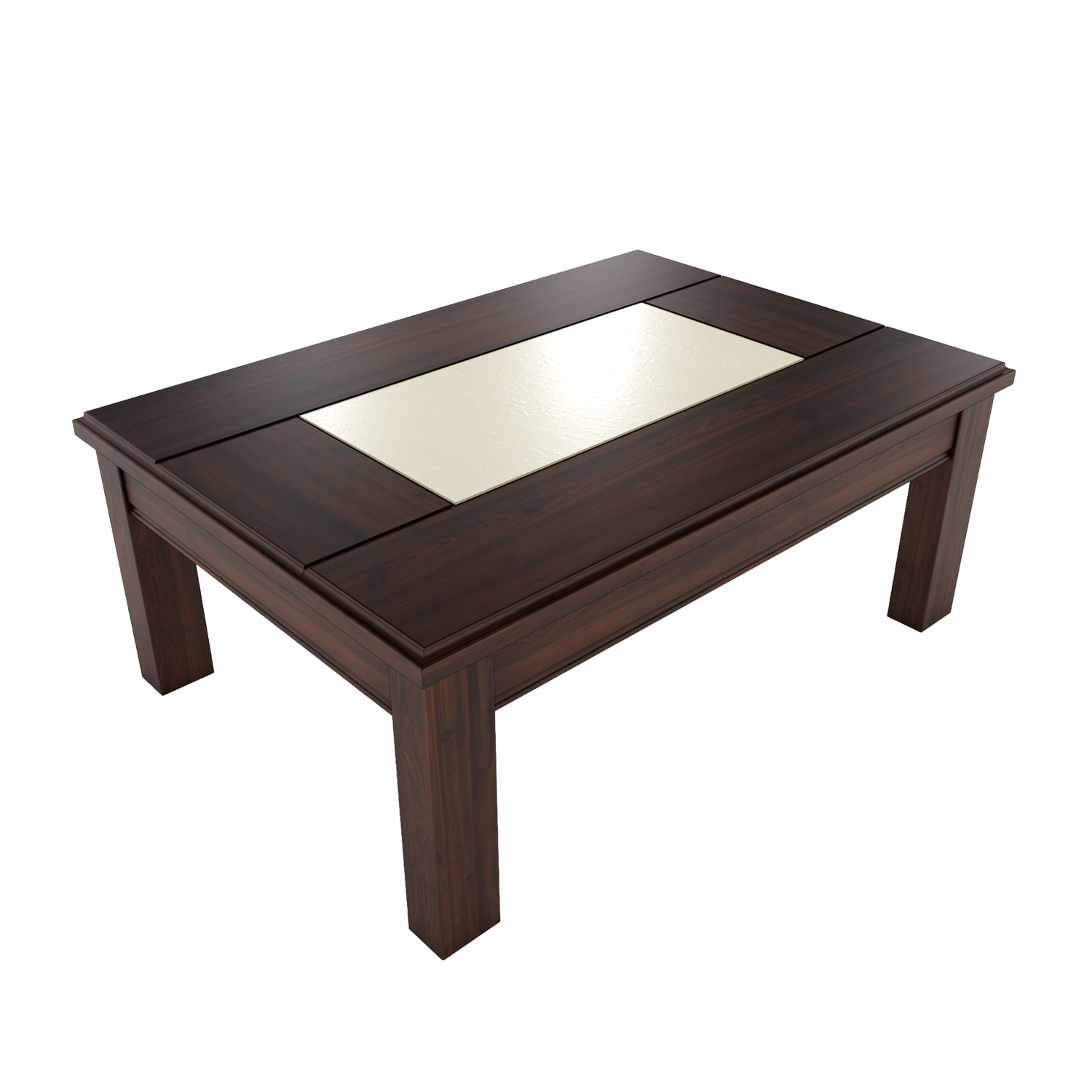 Mesa de centro porcelanato chocolate 2