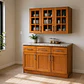 Mueble de Cocina Set Elevacion y base Berin Madera Nogal 3 Puertas - Miniatura 3