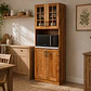 Mueble de Cocina para Microondas Berin Madera Nogal - Miniatura 4