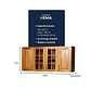 Mueble de Cocina Berlin Madera Nogal Elevacion 4 Puertas - Miniatura 4