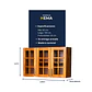 Mueble de Cocina Berlin Madera Nogal Elevacion 3 Puertas - Miniatura 4