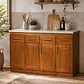 Mueble de Cocina Berlin Madera Nogal Base 4 Puertas - Miniatura 5