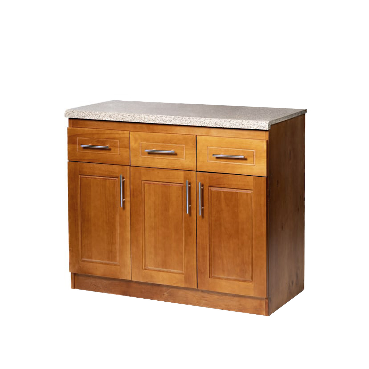 Mueble de Cocina Berlin Madera Nogal Base 3 Puertas 1