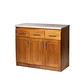 Mueble de Cocina Berlin Madera Nogal Base 3 Puertas - Miniatura 1