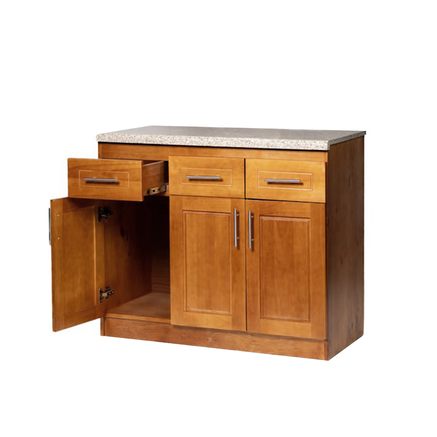 Mueble de Cocina Berlin Madera Nogal Base 3 Puertas 2