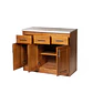 Mueble de Cocina Berlin Madera Nogal Base 3 Puertas - Miniatura 3