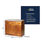 Mueble de Cocina Berlin Madera Nogal Base 3 Puertas - Miniatura 4