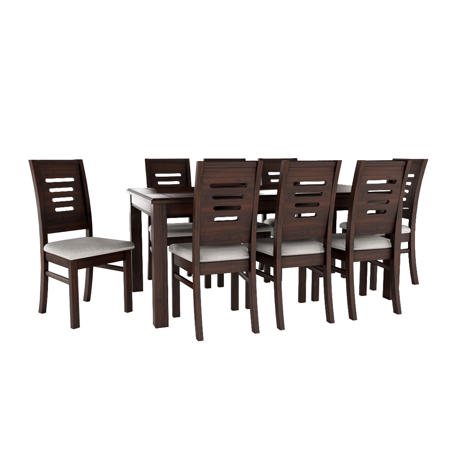 Juego de comedor roma chocolate 8 personas 1