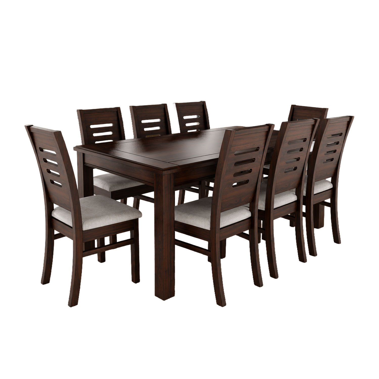 Juego de comedor roma chocolate 8 personas 2