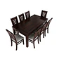 Juego de comedor roma chocolate 8 personas - Miniatura 3