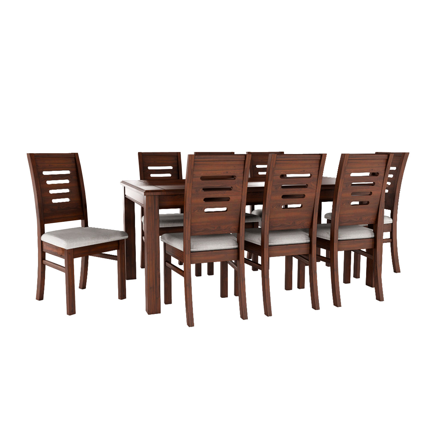 Juego de comedor roma nogal 8 personas 1