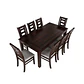 Juego de comedor sevilla chocolate 8 personas - Miniatura 2