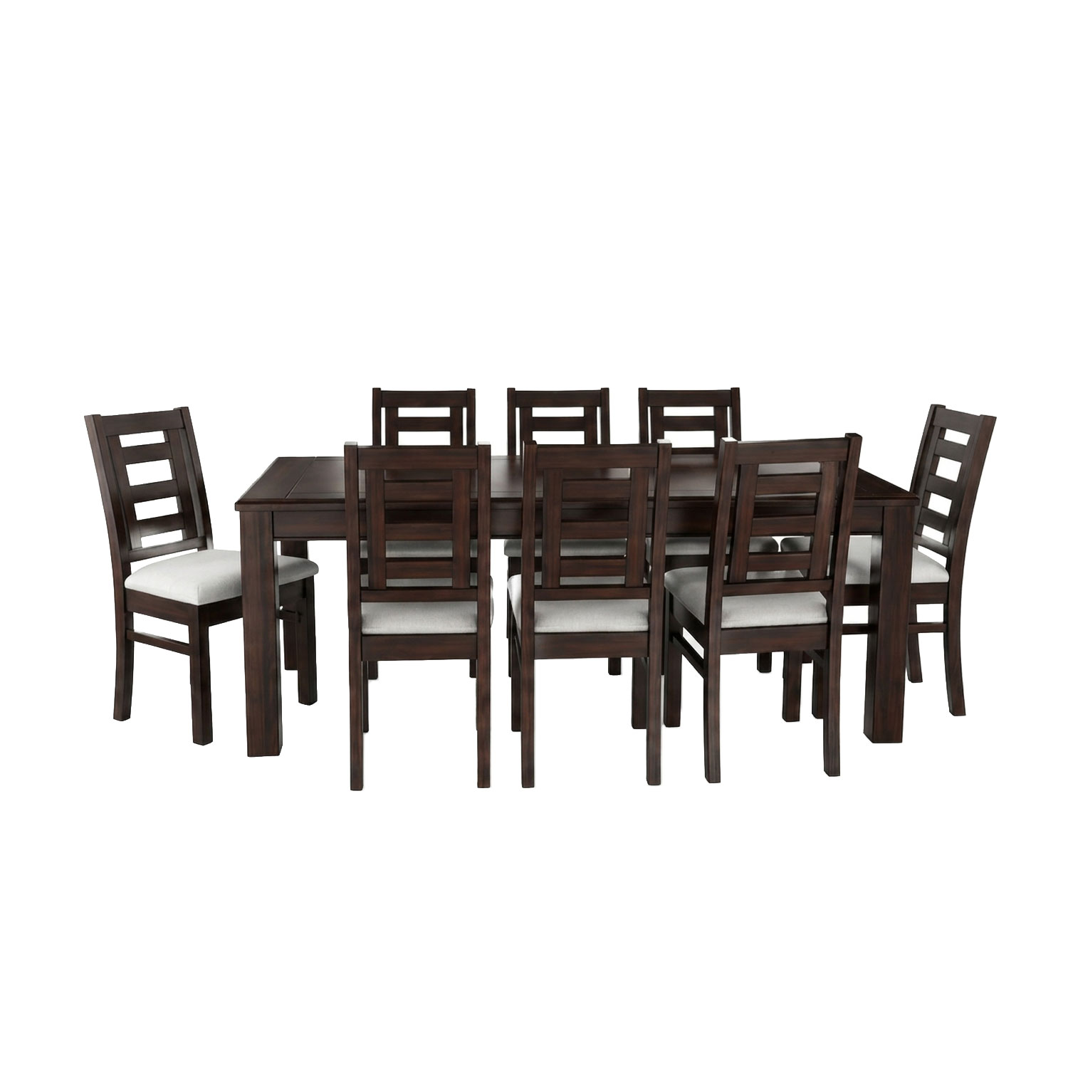 Juego de comedor sevilla chocolate 8 personas 3