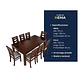 Juego de comedor sevilla nogal 8 personas - Miniatura 4