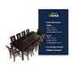 Juego de Comedor Roma 10 Personas Chocolate Incluye 2 Sitiales - Miniatura 4