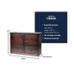Cómoda berlin chocolate 6 cajones - Miniatura 4