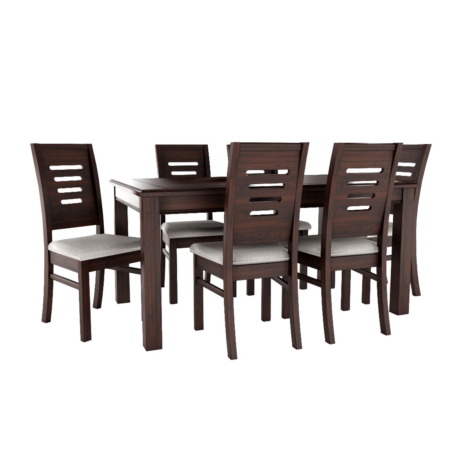Juego de comedor chocolate roma 6 sillas 2