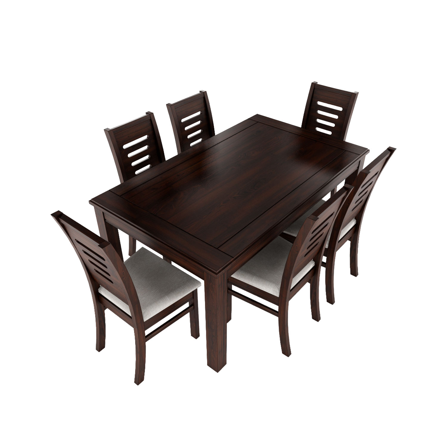 Juego de comedor chocolate roma 6 sillas 3