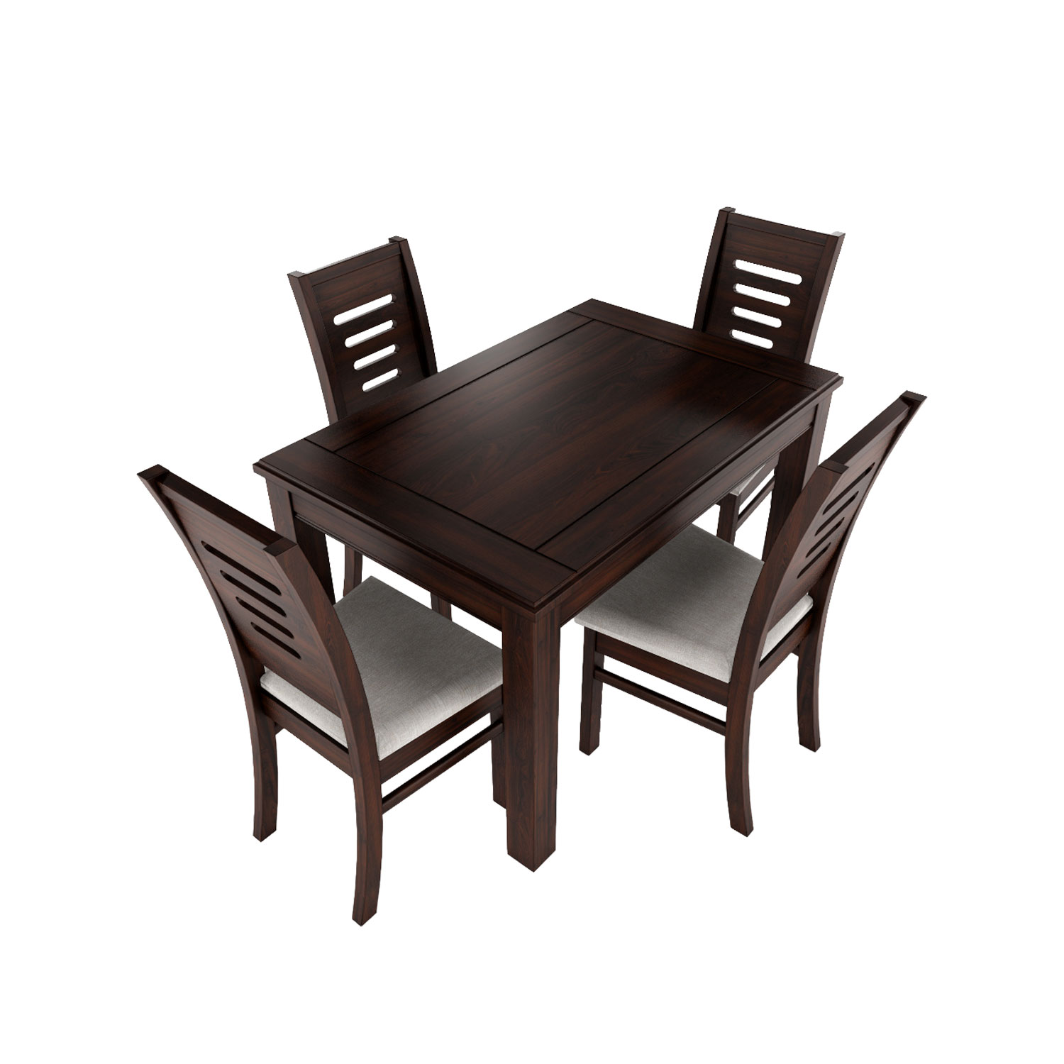 Juego de comedor chocolate roma 4 sillas 3