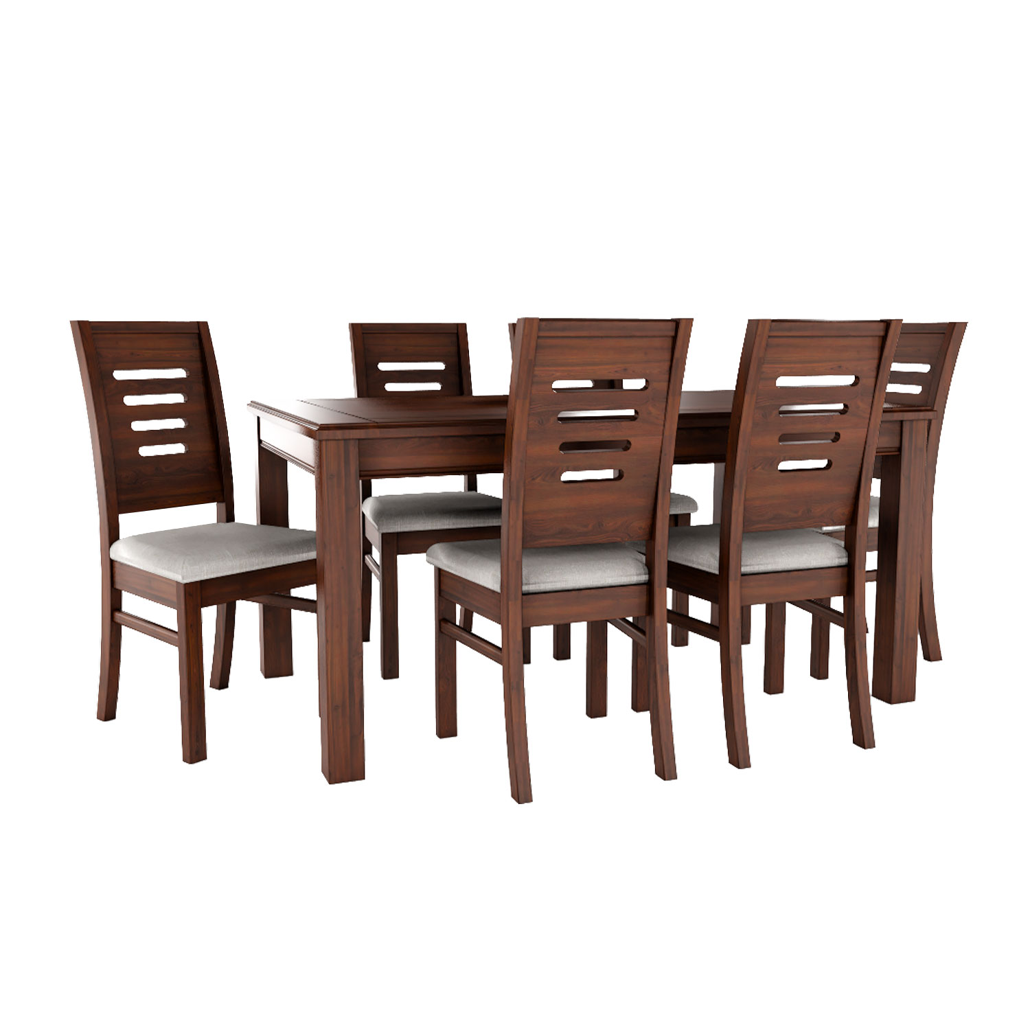 Juego de comedor nogal roma 6 sillas 2