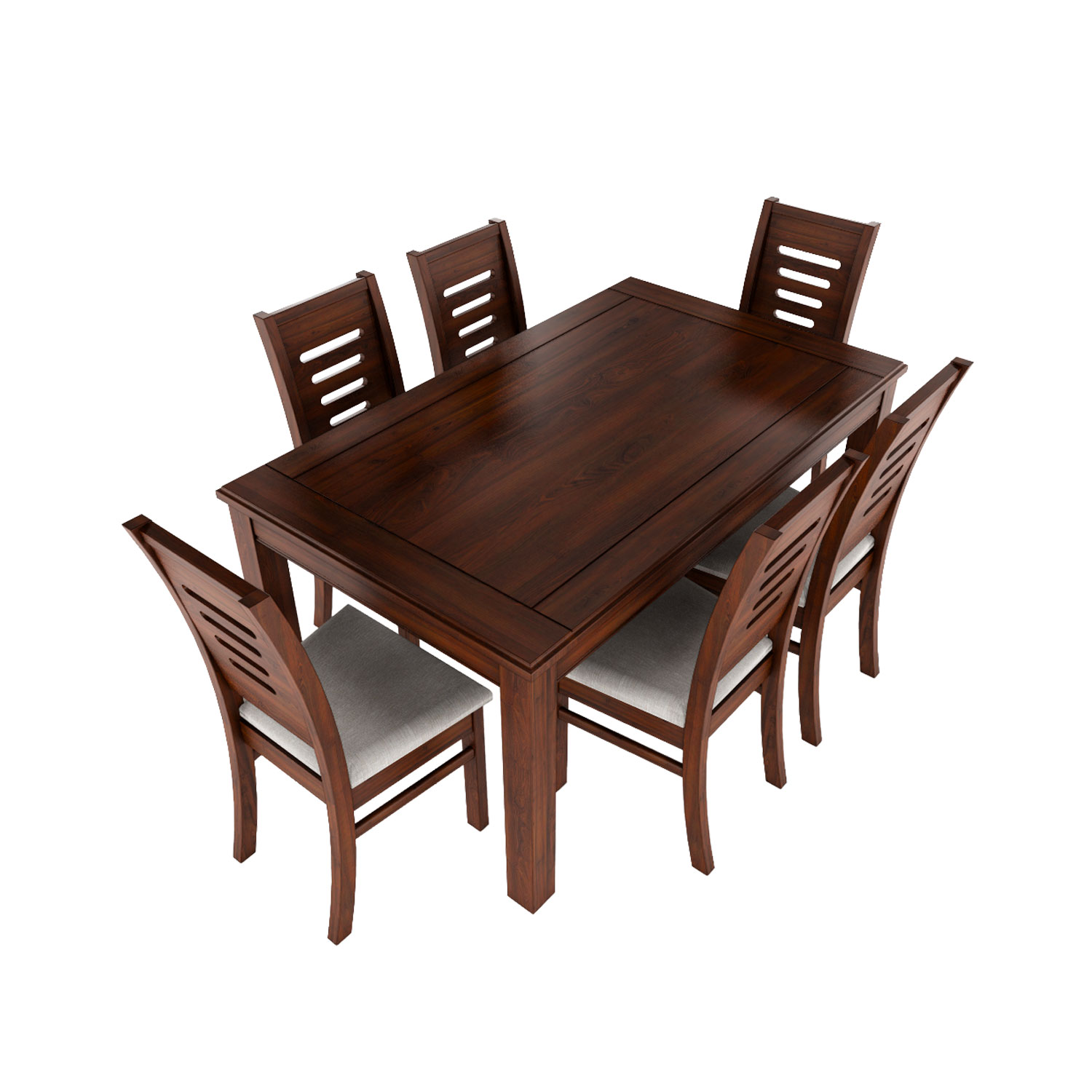 Juego de comedor nogal roma 6 sillas 3