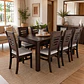 Juego de comedor roma chocolate 8 personas - Miniatura 6