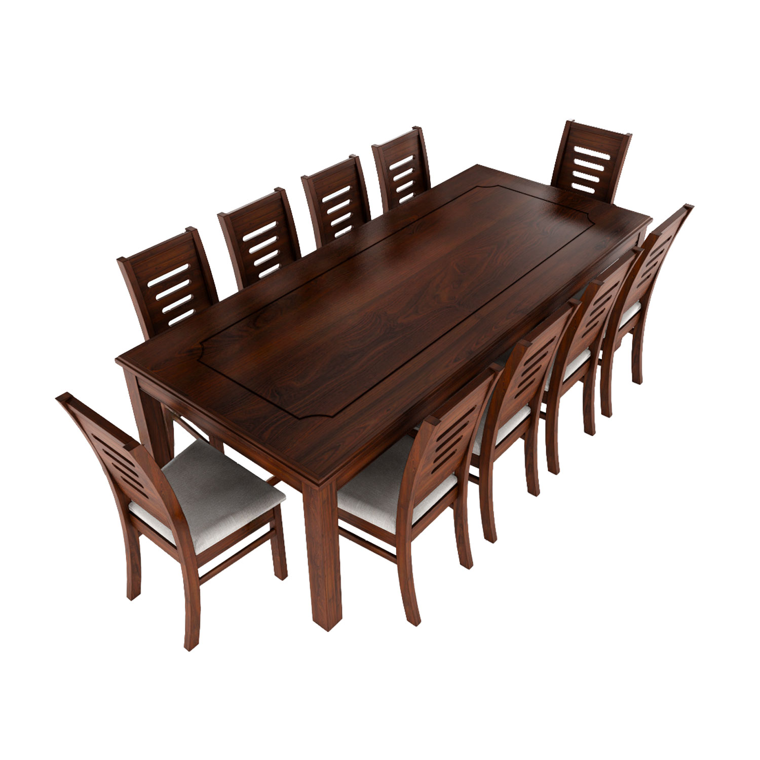 Juego de Comedor Roma 10 Personas Nogal 3