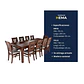 Juego de Comedor Roma 10 Personas Nogal - Miniatura 5