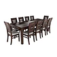 Juego de Comedor Roma 10 Personas Chocolate - Miniatura 3
