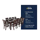 Juego de Comedor Roma 10 Personas Chocolate - Miniatura 4