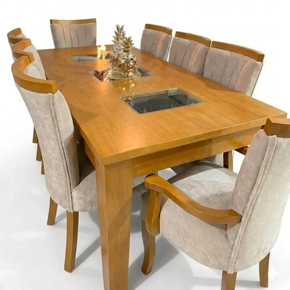 Juego de Comedor 3 vidrios 6 sillas Zakir Málaga 2 Comensales Zakir Málaga 3