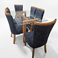 Juego de Comedor Betro 6 sillas Zakir Corona - Miniatura 7