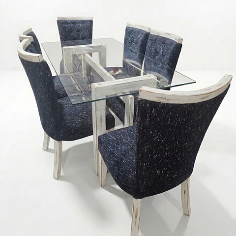Juego de Comedor Betro 6 sillas Zakir Corona