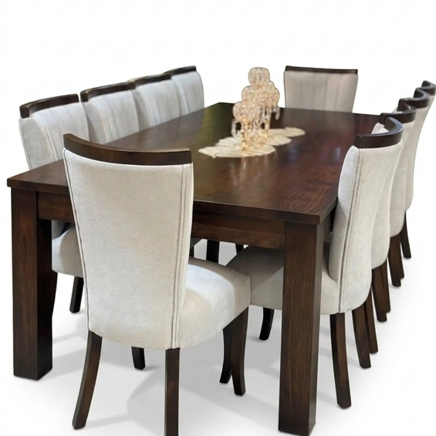 Juego de Comedor Cubierta de Madera 10 sillas Zakir Málaga 5