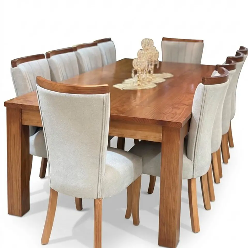 Juego de Comedor Cubierta de Madera 10 sillas Zakir Málaga 3