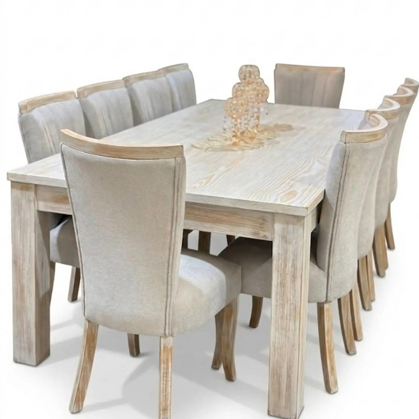 Juego de Comedor Cubierta de Madera 10 sillas Zakir Málaga 7