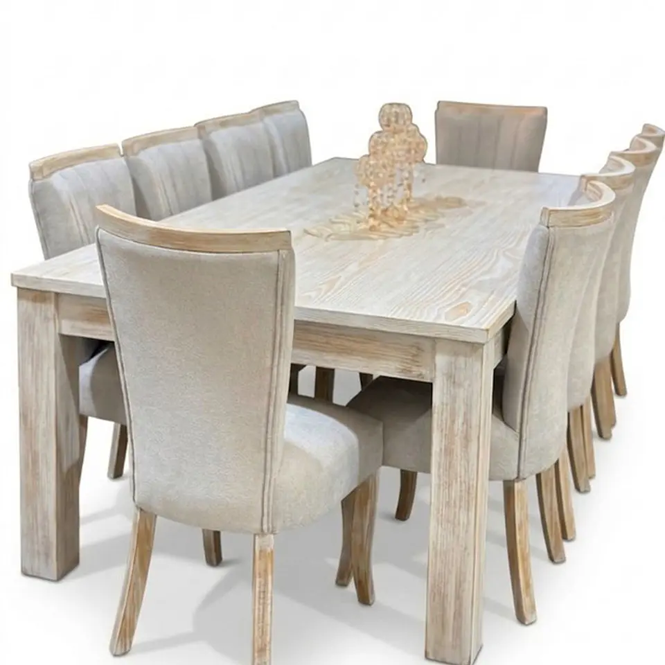 Juego de Comedor Cubierta de Madera 10 sillas Zakir Málaga 7