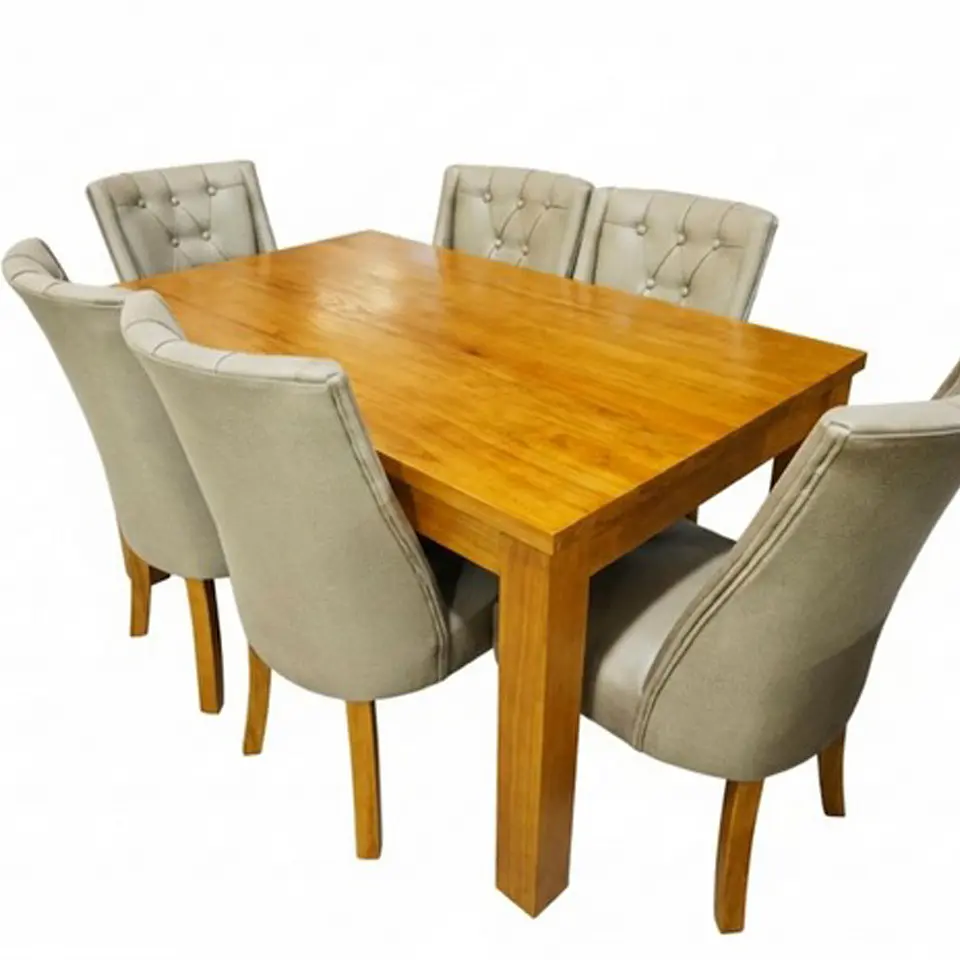 Juego de Comedor Cubierta de Madera 6 sillas Pamela 7