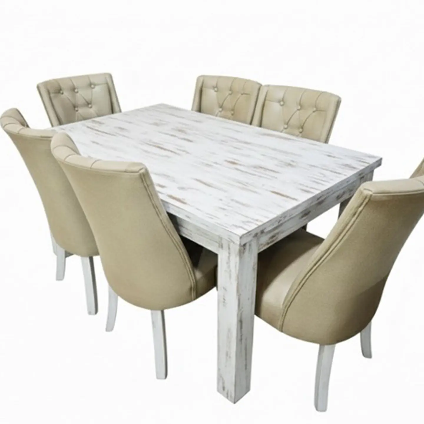 Juego de Comedor Cubierta de Madera 6 sillas Pamela 5