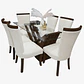 Juego de Comedor Gaviota 6 sillas Zakir Málaga - Miniatura 3