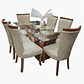 Juego de Comedor Gaviota 6 sillas Zakir Málaga - Miniatura 1
