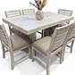 Juego de Comedor Yxchel en Lenga 6 sillas - Miniatura 1