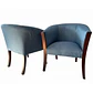 Sitial Elegant Lino Azul (1 Sitial) - Miniatura 1