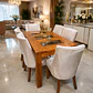 Juego de Comedor 3 vidrios 6 sillas Málaga - Miniatura 8
